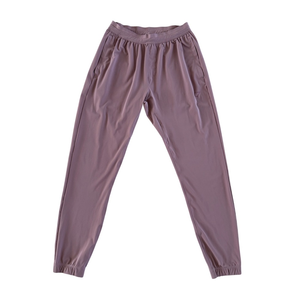 Gymshark Mens Lightweight Athletic Joggers Nutmeg Brown Mauve Size Small